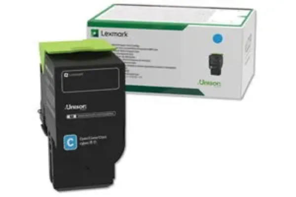 Lexmark C2325, C2425, C2535, MC2325, MC2425, MC2535, MC2640 High Yield Cyan Return Program Toner Cartridge (2,300 Yield)